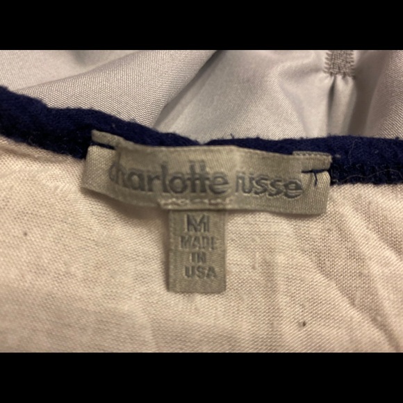 anchor blue and white shirt - Picture 2 of 3